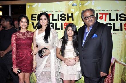 Sridevi’s 'English Vinglish' premiere brings Bollywood together